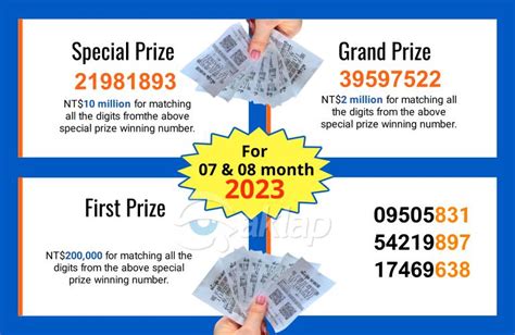 Official Taiwan Lottery Receipt Winning Numbers For The Month .